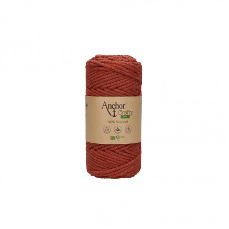 Rolo de linha Anchor Crafty fine nº 3, cor 116 brick - 250grs